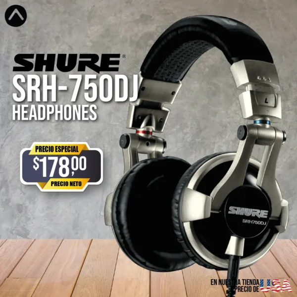 Audifono Shure 750 DJ