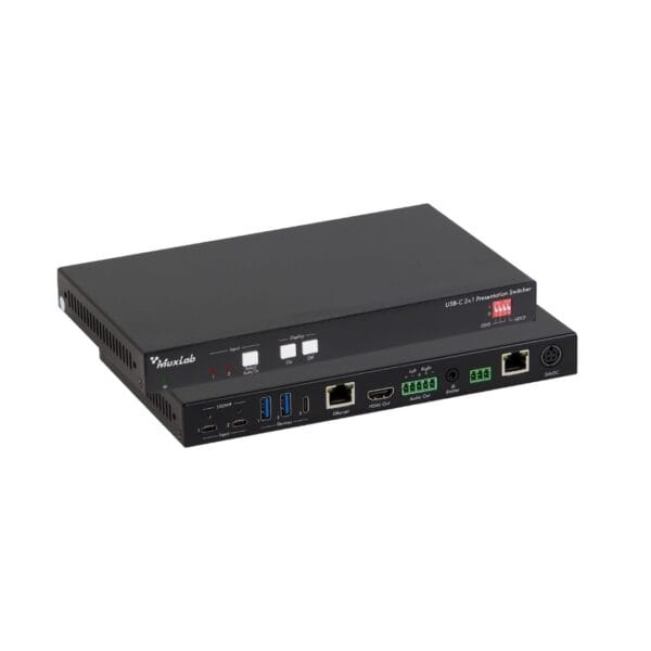 MUXLAB USB-C 2X1 PRESENTATION SWITCHER (M500531)