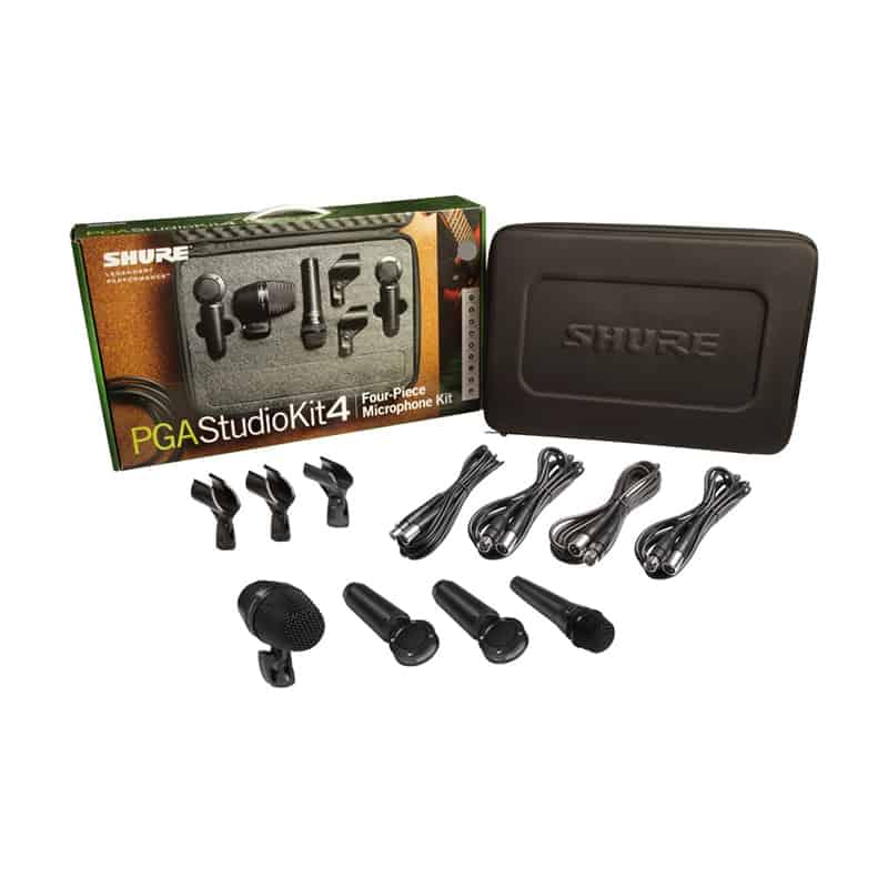 Shure Pga Studio Kit 4 Juego De Microfonos Para Studio 1 Shure Pga Studio Kit 4 Juego De Microfonos Para Studio