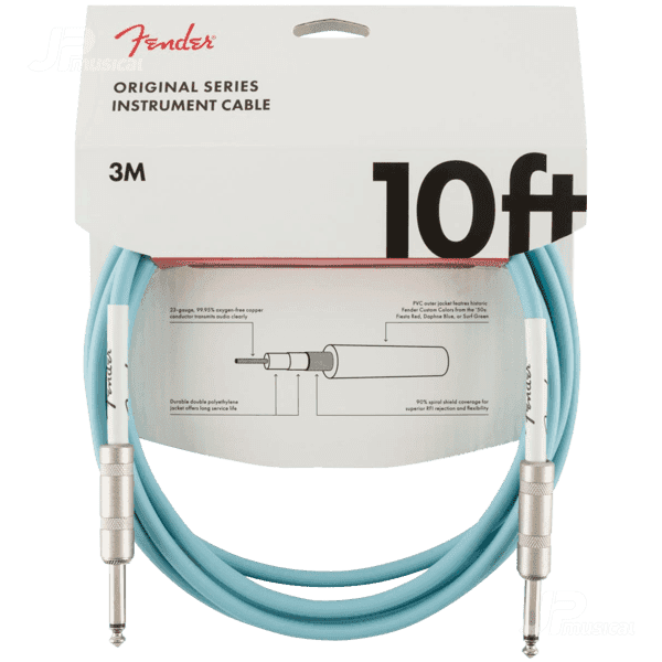 FENDER SERIE ORIGINAL 10 D BLUE CABLE DE INSTRUMENTO 1 FENDER SERIE ORIGINAL 10 D BLUE CABLE DE INSTRUMENTO