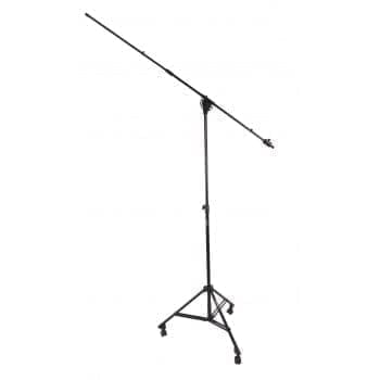 PROEL PRO400BK ATRIL PARA MICROFONO CON BOOM LARGO Y RUEDAS 1 PROEL PRO400BK ATRIL PARA MICROFONO CON BOOM LARGO Y RUEDAS