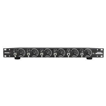 PROEL HPAMP106 AMPLIFICADOR DE AURICULARES 6CH 1 PROEL HPAMP106 AMPLIFICADOR DE AURICULARES 6CH