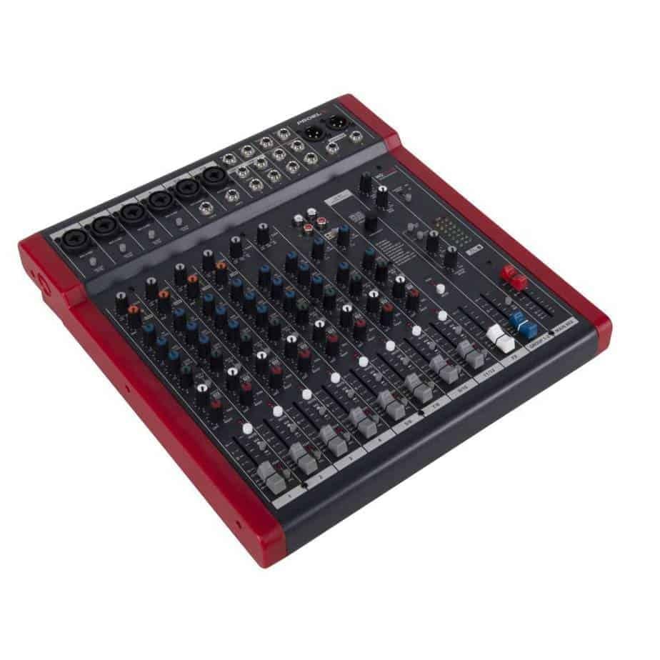 PROEL MQ12USB MEZCLADOR COMPACTO DE 12 CANALES CON FX Y USB.