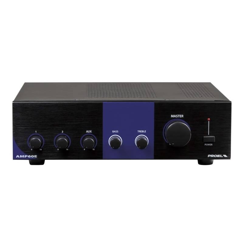 PROEL PA AMP60E AMPLIFICADOR MEZCLADOR 60W 70/100V