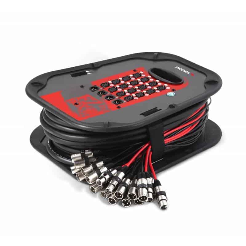 PROEL EZBOX1604 SNAKE DE 16 CANALES IN Y 4 CANALES OUT DE 15MTS